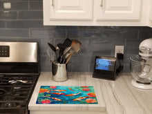 Load image into Gallery viewer, Koi Fish Glass Cutting Boards – Durable, Decorative Kitchen Art Large
