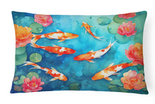 Load image into Gallery viewer, Koi Fish Throw Pillow