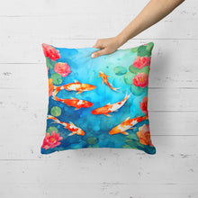 Load image into Gallery viewer, Koi Fish Throw Pillow