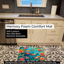 Load image into Gallery viewer, Koi Fish Memory Foam Kitchen Mat DAC2795RUG
