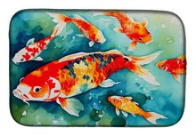 Load image into Gallery viewer, Koi Fish Dish Drying Mat