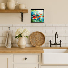 Load image into Gallery viewer, Koi Fish Framed Metal Print