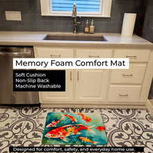Load image into Gallery viewer, Koi Fish Memory Foam Kitchen Mat DAC2796RUG