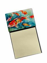 Load image into Gallery viewer, Koi Fish Sticky Note Holder- Refiilable Desk Accessory Note Pad