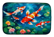 Load image into Gallery viewer, Koi Fish Dish Drying Mat
