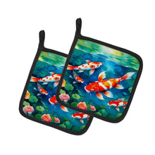Load image into Gallery viewer, Koi Fish Pot Holders - Set of 2 Decorative Kitchen Helpers | Made in the USA
