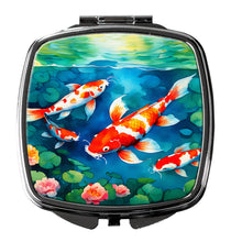 Load image into Gallery viewer, Koi Fish Compact Mirror – Stylish Purse Mirror with Artistic Covers