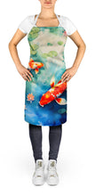 Load image into Gallery viewer, Koi Fish Apron – Artist-Designed Kitchen, BBQ &amp; Craft Apron