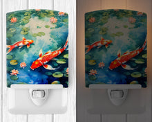 Load image into Gallery viewer, Koi Fish Ceramic Night Light