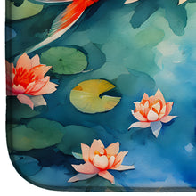 Load image into Gallery viewer, Koi Fish Dish Drying Mat