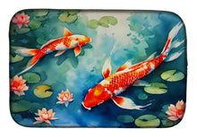 Load image into Gallery viewer, Koi Fish Dish Drying Mat