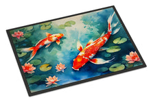Load image into Gallery viewer, Koi Fish Doormat - Large 24x36 – Indoor/Outdoor Floor Mat with Artistic Flair