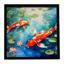 Load image into Gallery viewer, Koi Fish Framed Metal Print