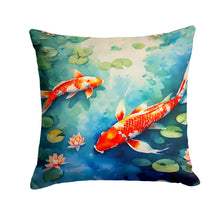 Load image into Gallery viewer, Koi Fish Throw Pillow