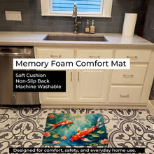 Load image into Gallery viewer, Koi Fish Memory Foam Kitchen Mat DAC2798RUG