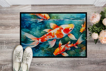 Load image into Gallery viewer, Koi Fish Doormat - Large 24x36 – Indoor/Outdoor Floor Mat with Artistic Flair