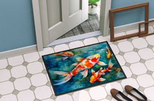 Load image into Gallery viewer, Koi Fish Doormat - Large 24x36 – Indoor/Outdoor Floor Mat with Artistic Flair
