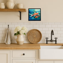 Load image into Gallery viewer, Koi Fish Framed Metal Print