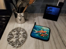 Load image into Gallery viewer, Koi Fish Pot Holders - Set of 2 Decorative Kitchen Helpers | Made in the USA