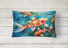 Load image into Gallery viewer, Koi Fish Throw Pillow
