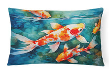 Load image into Gallery viewer, Koi Fish Throw Pillow