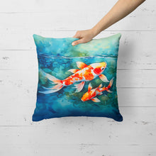Load image into Gallery viewer, Koi Fish Throw Pillow