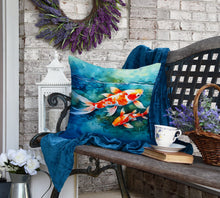 Load image into Gallery viewer, Koi Fish Throw Pillow