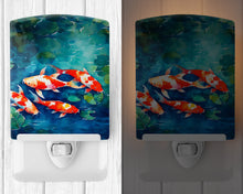 Load image into Gallery viewer, Koi Fish Ceramic Night Light