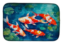 Load image into Gallery viewer, Koi Fish Dish Drying Mat