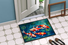Load image into Gallery viewer, Koi Fish Doormat - Large 24x36 – Indoor/Outdoor Floor Mat with Artistic Flair