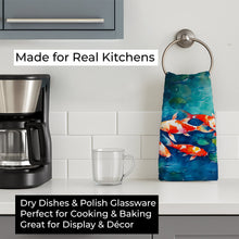 Load image into Gallery viewer, Koi Fish Kitchen Towel DAC2800KTWL
