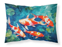 Load image into Gallery viewer, Koi Fish Standard Pillowcase – Artistic Decorative Front, White Back