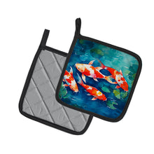 Load image into Gallery viewer, Koi Fish Pot Holders - Set of 2 Decorative Kitchen Helpers | Made in the USA