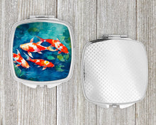 Load image into Gallery viewer, Koi Fish Compact Mirror – Stylish Purse Mirror with Artistic Covers