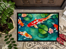 Load image into Gallery viewer, Koi Fish Doormat - Large 24x36 – Indoor/Outdoor Floor Mat with Artistic Flair