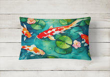 Load image into Gallery viewer, Koi Fish Throw Pillow