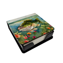 Load image into Gallery viewer, Largemouth Bass PU Leather Note Paper Holder