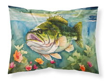 Load image into Gallery viewer, Largemouth Bass Standard Pillowcase – Artistic Decorative Front, White Back