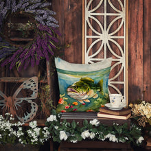 Load image into Gallery viewer, Largemouth Bass Throw Pillow - 14x14 Decorative Pillow – Art for Your Home &amp; Patio