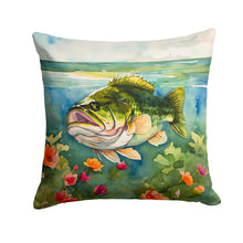 Load image into Gallery viewer, Largemouth Bass Throw Pillow
