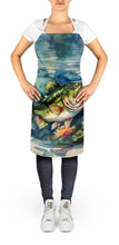 Load image into Gallery viewer, Largemouth Bass Apron – Artist-Designed Kitchen, BBQ &amp; Craft Apron