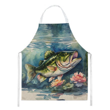 Load image into Gallery viewer, Largemouth Bass Apron – Artist-Designed Kitchen, BBQ &amp; Craft Apron
