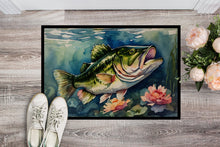 Load image into Gallery viewer, Largemouth Bass Doormat - Large 24x36 – Indoor/Outdoor Floor Mat with Artistic Flair