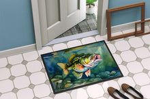Load image into Gallery viewer, Largemouth Bass Doormat - Large 24x36 – Indoor/Outdoor Floor Mat with Artistic Flair