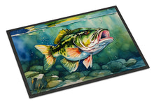 Load image into Gallery viewer, Largemouth Bass Doormat - Large 24x36 – Indoor/Outdoor Floor Mat with Artistic Flair