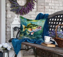 Load image into Gallery viewer, Largemouth Bass Throw Pillow