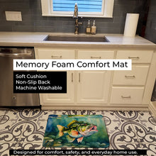 Load image into Gallery viewer, Largemouth Bass Memory Foam Kitchen Mat DAC2804RUG