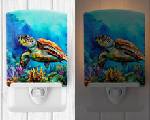 Load image into Gallery viewer, Loggerhead Sea Turtle Ceramic Night Light