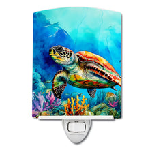 Load image into Gallery viewer, Loggerhead Sea Turtle Ceramic Night Light