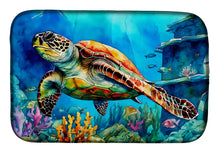 Load image into Gallery viewer, Loggerhead Sea Turtle Dish Drying Mat
